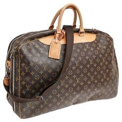 Pre Owned Louis Vuitton Monogram Canvas And Leather Alize 1 Poches Soft Suitcase