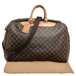 Pre Owned Louis Vuitton Monogram Canvas And Leather Alize 1 Poches Soft Suitcase
