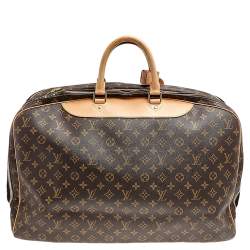 Pre Owned Louis Vuitton Monogram Canvas And Leather Alize 1 Poches Soft Suitcase