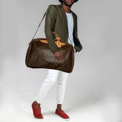 Pre Owned Louis Vuitton Monogram Canvas And Leather Alize 1 Poches Soft Suitcase