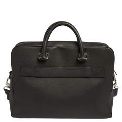 Pre Owned حقيبة مستندات لوي فيتون بورت ديكومينتس جلد تايغا بنفسجي رصاصي