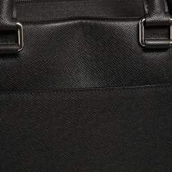 Pre Owned حقيبة مستندات لوي فيتون بورت ديكومينتس جلد تايغا بنفسجي رصاصي