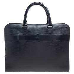 Pre Owned Louis Vuitton Epi Leather Bassano GM Briefcase 