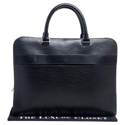 Pre Owned Louis Vuitton Epi Leather Bassano GM Briefcase 