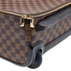 Pre Owned Louis Vuitton Damier Ebene Canvas Pegase 45 Luggage
