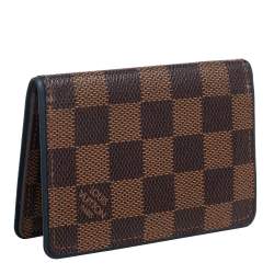 Pre Owned Louis Vuitton Damier Ebene Canvas Pocket Organizer