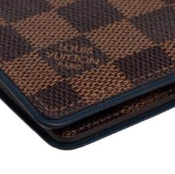 Pre Owned Louis Vuitton Damier Ebene Canvas Pocket Organizer