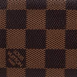 Pre Owned Louis Vuitton Damier Ebene Canvas Pocket Organizer