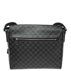 Pre Owned Louis Vuitton Damier Graphite Canvas District GM Bag