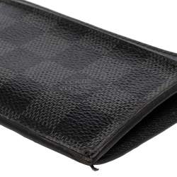 Pre Owned Louis Vuitton Damier Graphite Canvas Coin Card Holder