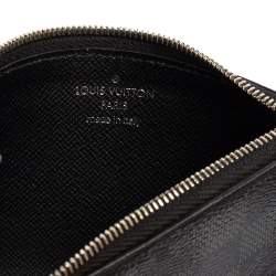 Pre Owned Louis Vuitton Damier Graphite Canvas Coin Card Holder