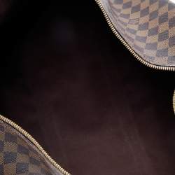 Louis Vuitton Damier Ebene Canvas Keepall 50 Bag