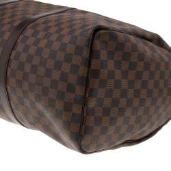 Louis Vuitton Damier Ebene Canvas Keepall 50 Bag