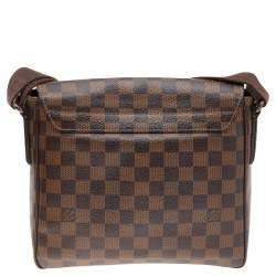 Pre Owned حقيبة لوي فيتون ديستريكت كانفاس دامييه إيبين متوسطة