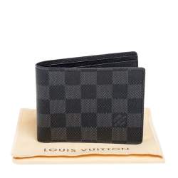 مملوكة مسبقًا Louis Vuitton Damier Graphite Canvas Multiple Wallet