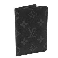 Pre Owned Louis Vuitton Monogram Eclipse Canvas Pocket Organizer