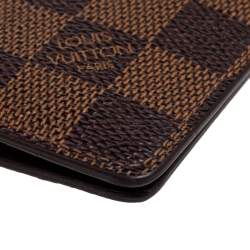 Pre Owned Louis Vuitton Damier Ebene Canvas Multiple Wallet