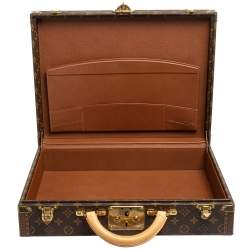 Pre Owned Louis Vuitton Monogram Canvas Trunk President Classeur Briefcase 