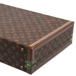 Pre Owned Louis Vuitton Monogram Canvas Trunk President Classeur Briefcase 