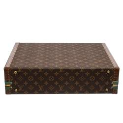 Pre Owned Louis Vuitton Monogram Canvas Trunk President Classeur Briefcase 