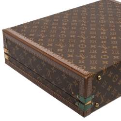 Pre Owned Louis Vuitton Monogram Canvas Trunk President Classeur Briefcase 