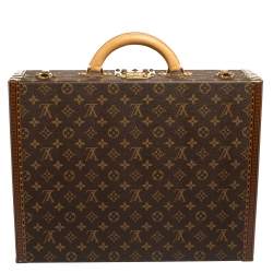 Pre Owned Louis Vuitton Monogram Canvas Trunk President Classeur Briefcase 