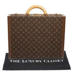Pre Owned Louis Vuitton Monogram Canvas Trunk President Classeur Briefcase 