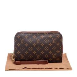 Pre Owned حقيبة كلتش لوي فيتون اورساي كانفاس مونوغرامي 