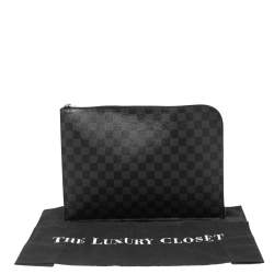Pre Owned Louis Vuitton Damier Graphite Canvas Pochette Jour GM