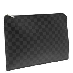 Pre Owned Louis Vuitton Damier Graphite Canvas Pochette Jour GM