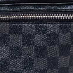 Pre Owned Louis Vuitton Damier Graphite Canvas and Leather Bumbag