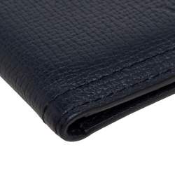 مملوكة مسبقًا Louis Vuitton Navy Blue Leather Pocket Organizer 