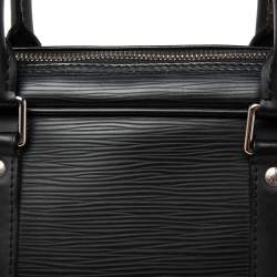 Pre Owned حقيبة مستندات للسفر لوي فيتون بورت جلد إيبي أسود