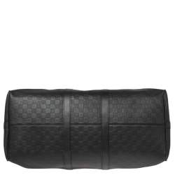 Pre Owned Louis Vuitton Damier Infini Leather Keepall Bandouliere 55 Bag