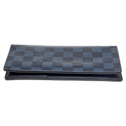 Pre Owned محفظة لوي فيتون برازا جانفاس دامييه غرافايت سوداء