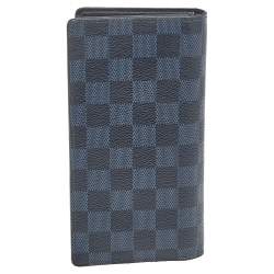 Pre Owned محفظة لوي فيتون برازا جانفاس دامييه غرافايت سو داء