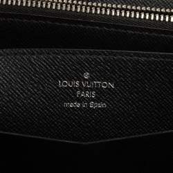 مملوكة مسبقًا محفظة لوي فيتون كانفاس غيرافيت داميه بسحاب إكس أل