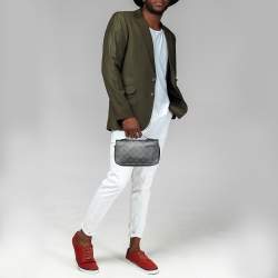 مملوكة مسبقًا محفظة لوي فيتون كانفاس غيرافيت داميه بسحاب إكس أل