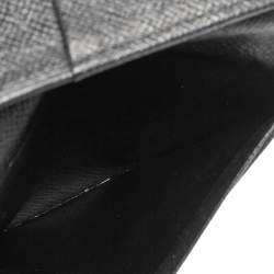 مملوكة مسبقًا محفظة جيب لوي فيتون جلد تياغا أسود