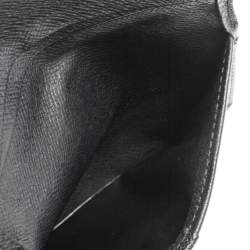 مملوكة مسبقًا محفظة جيب لوي فيتون جلد تياغا أسود