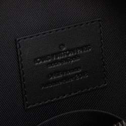 Pre Owned حقيبة لوي فيتون جلد أسود ومونوغرام إكليبس جليس إصدار محدود PM