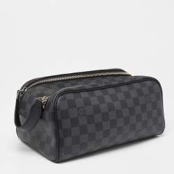 Pre Owned Louis Vuitton Damier Graphite Canvas Dopp Kit Toilet Pouch