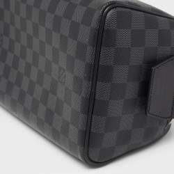 Pre Owned Louis Vuitton Damier Graphite Canvas Dopp Kit Toilet Pouch
