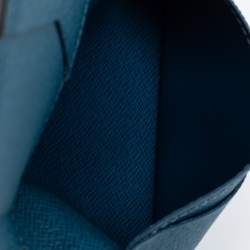 مملوكة مسبقًا محفظة جيب لوي فيتون سيان جلد أيبي