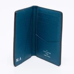 مملوكة مسبقًا محفظة جيب لوي فيتون سيان جلد أيبي