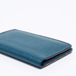 مملوكة مسبقًا محفظة جيب لوي فيتون سيان جلد أيبي