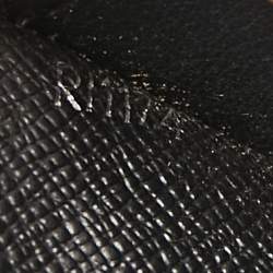 Pre Owned Louis Vuitton Black Damier Graphite Canvas Brazza Wallet