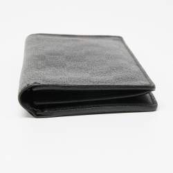 Pre Owned Louis Vuitton Black Damier Graphite Canvas Brazza Wallet