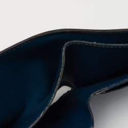 Pre Owned Louis Vuitton Cyan Epi Leather Multiple Wallet