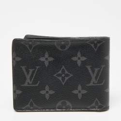 Pre Owned Louis Vuitton Monogram Eclipse Canvas Multiple Wallet